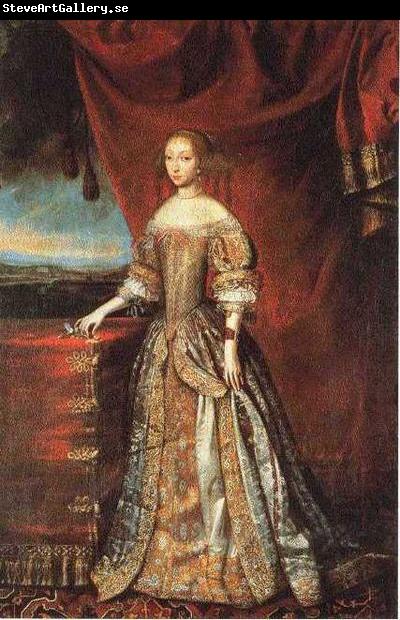 unknow artist Portrait of Charlotte Amalie von Hessen-Kassel